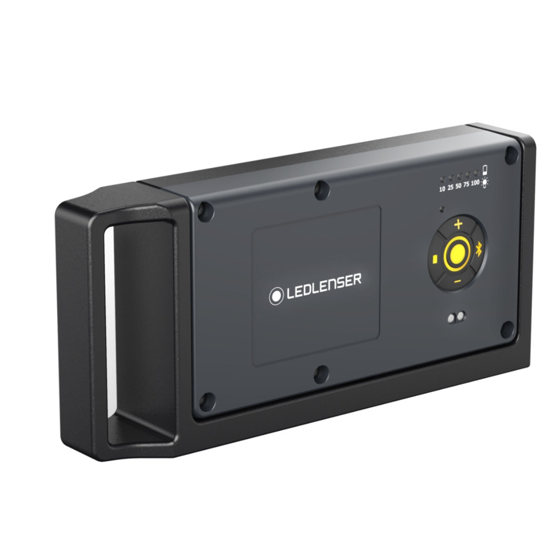 Ledlenser iF4R music LED Baustrahler, aufladbar, kabellos, IP54, 2500 Lumen, Bluetooth Lautsprecher, flexibler Standfuß mit Magnet, Stativhalterung