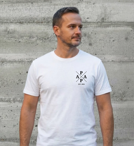Papa - personalisiert  - Herren Premium Organic
