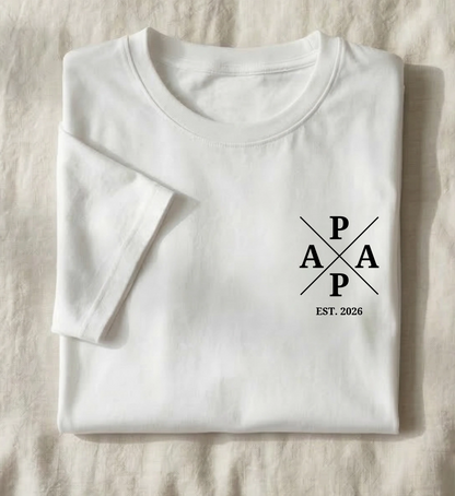 Papa - personalisiert  - Herren Premium Organic