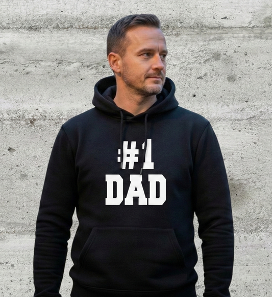 #1 Dad - Herren Premium Organic Hoodie