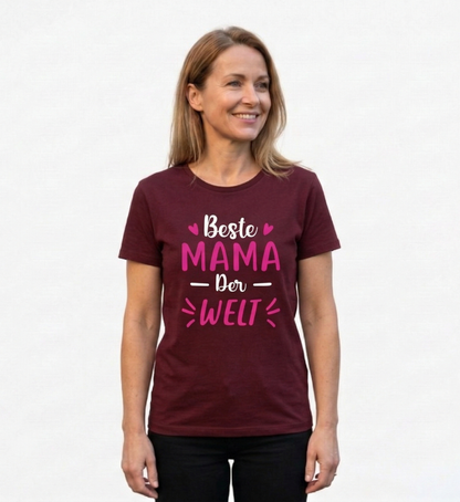 Beste Mama Der Welt - Damen Premium Organic T-Shirt